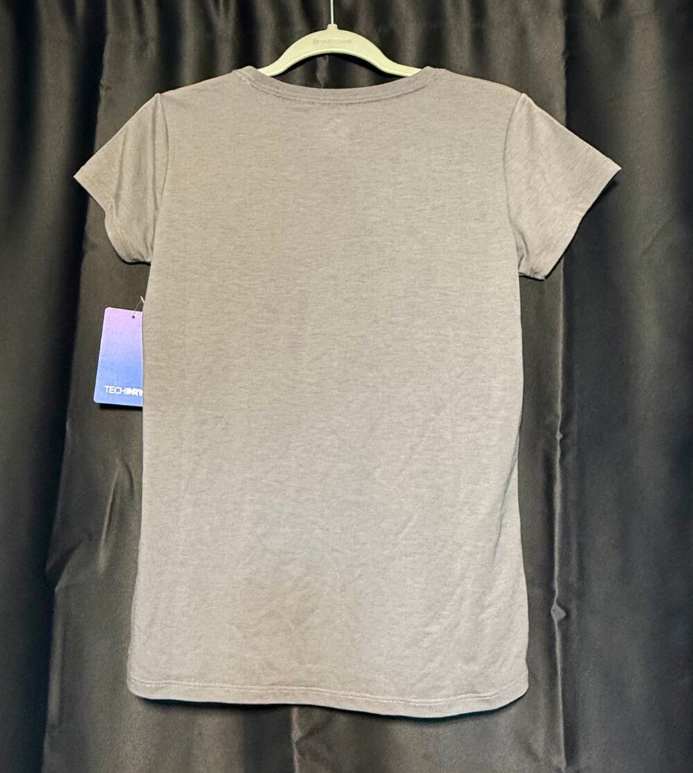 Eastern Mountain Sports EMS Vital Peak TechDry Tee Womens Small Gray NWT
